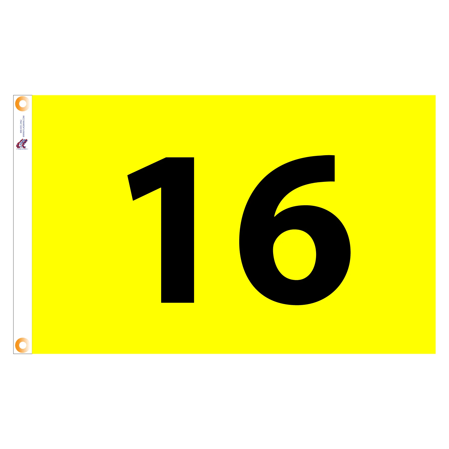 Individual Numbered Golf Flags with Grommets - Image 52