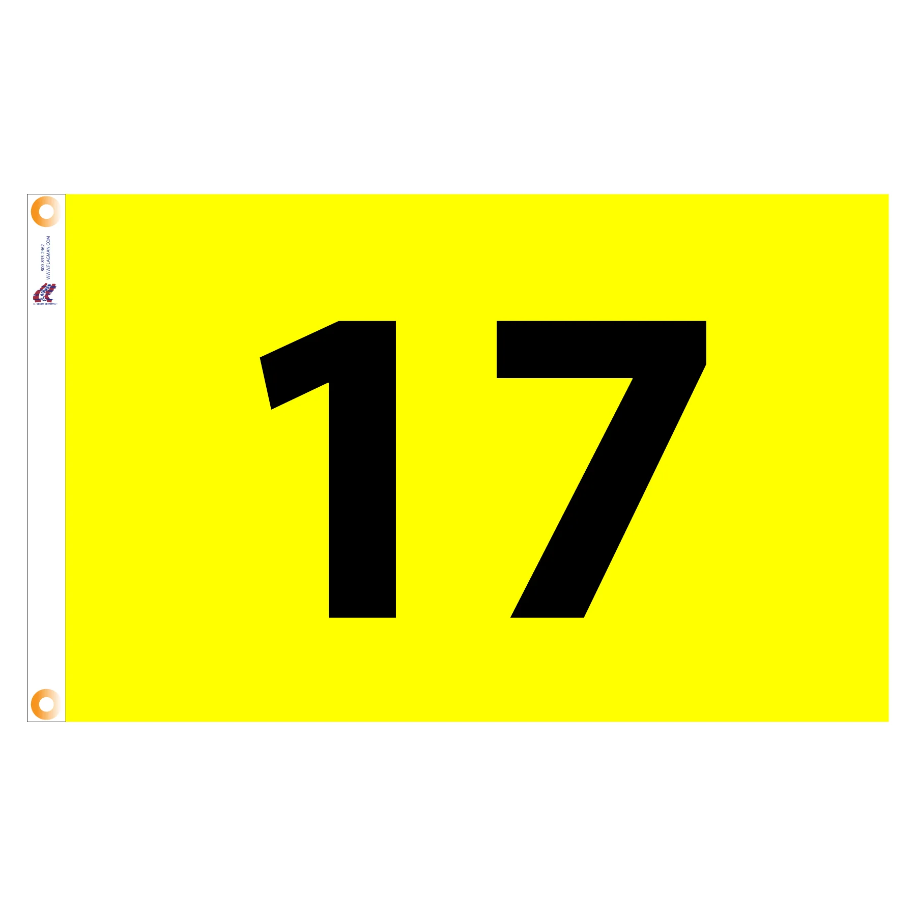 Individual Numbered Golf Flags with Grommets - Image 53