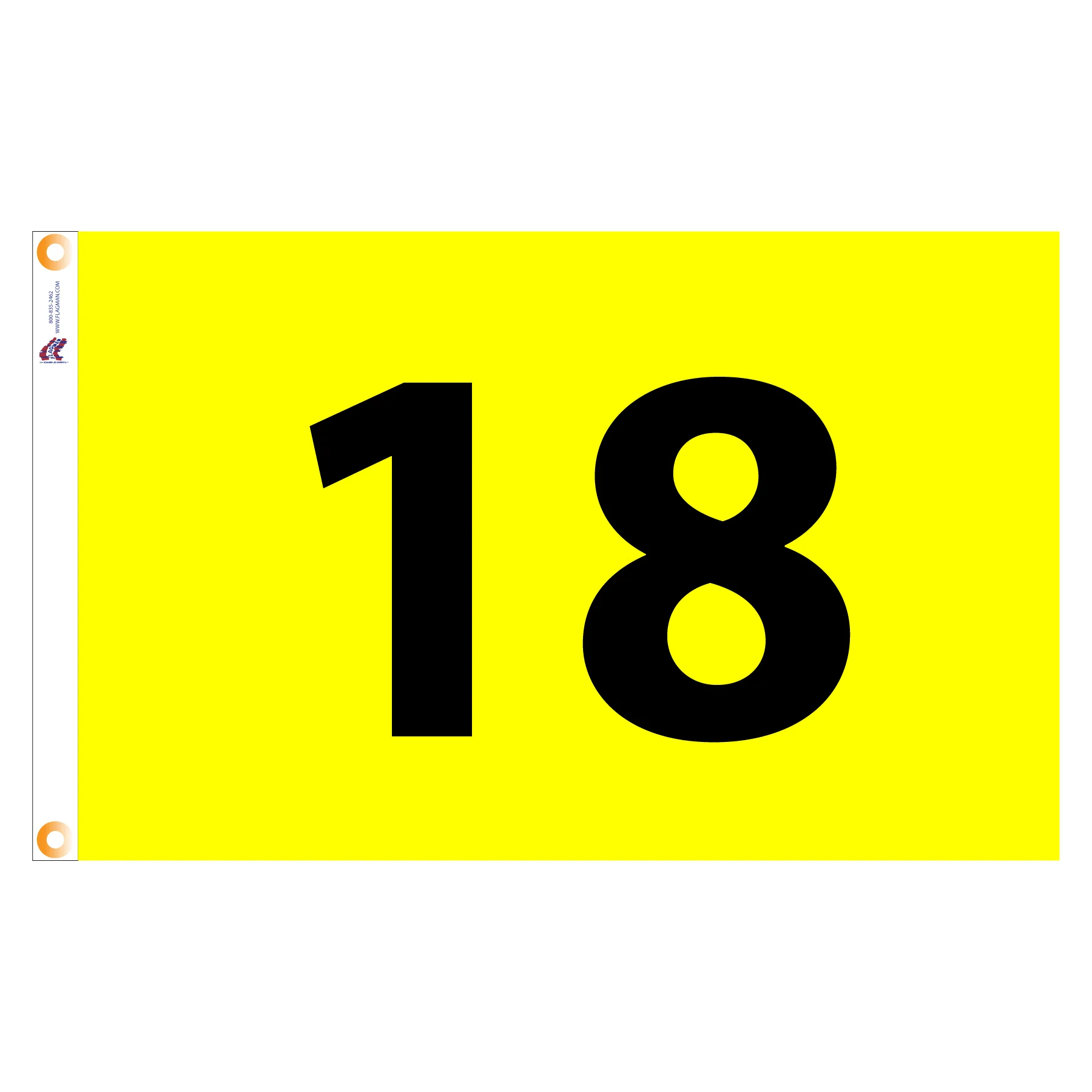 Individual Numbered Golf Flags with Grommets - Image 54