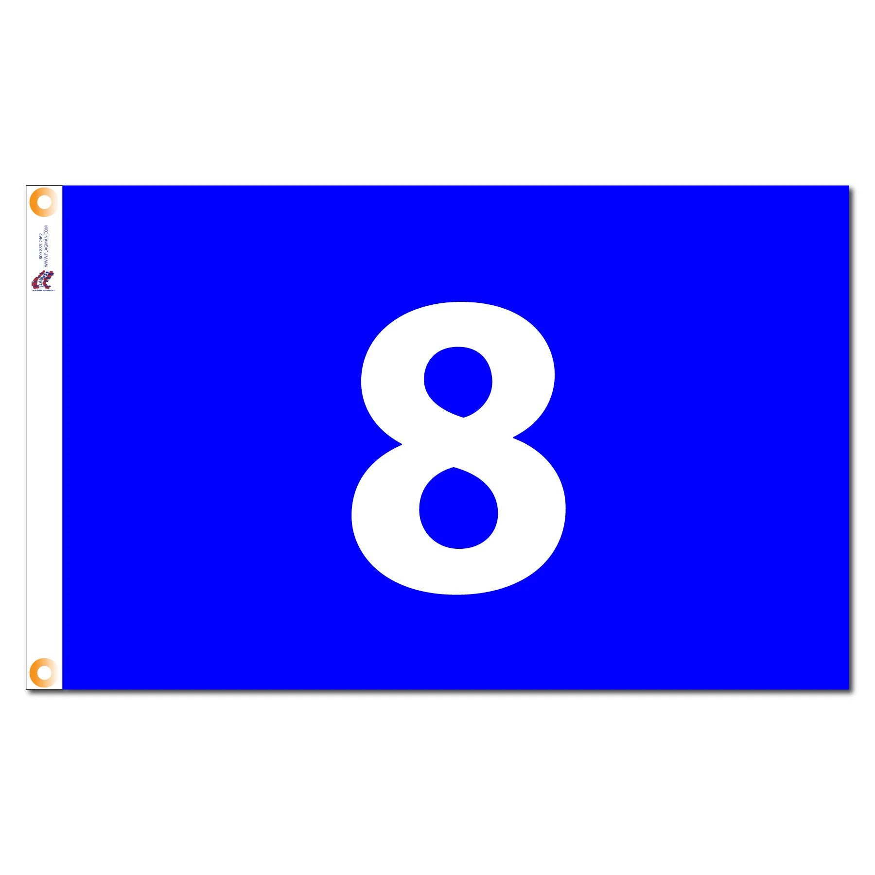 Individual Numbered Golf Flags with Grommets - Image 62