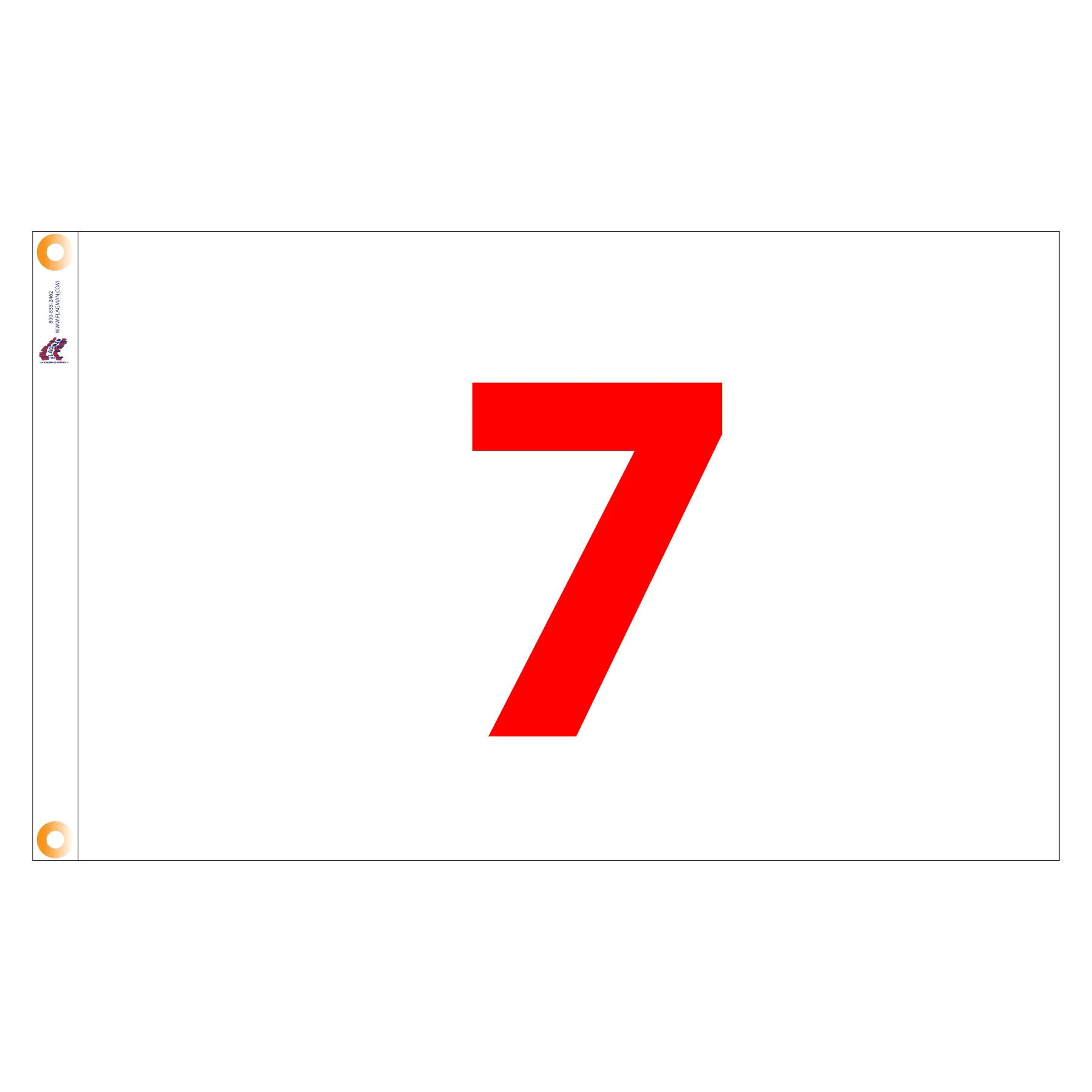 Individual Numbered Golf Flags with Grommets - Image 7