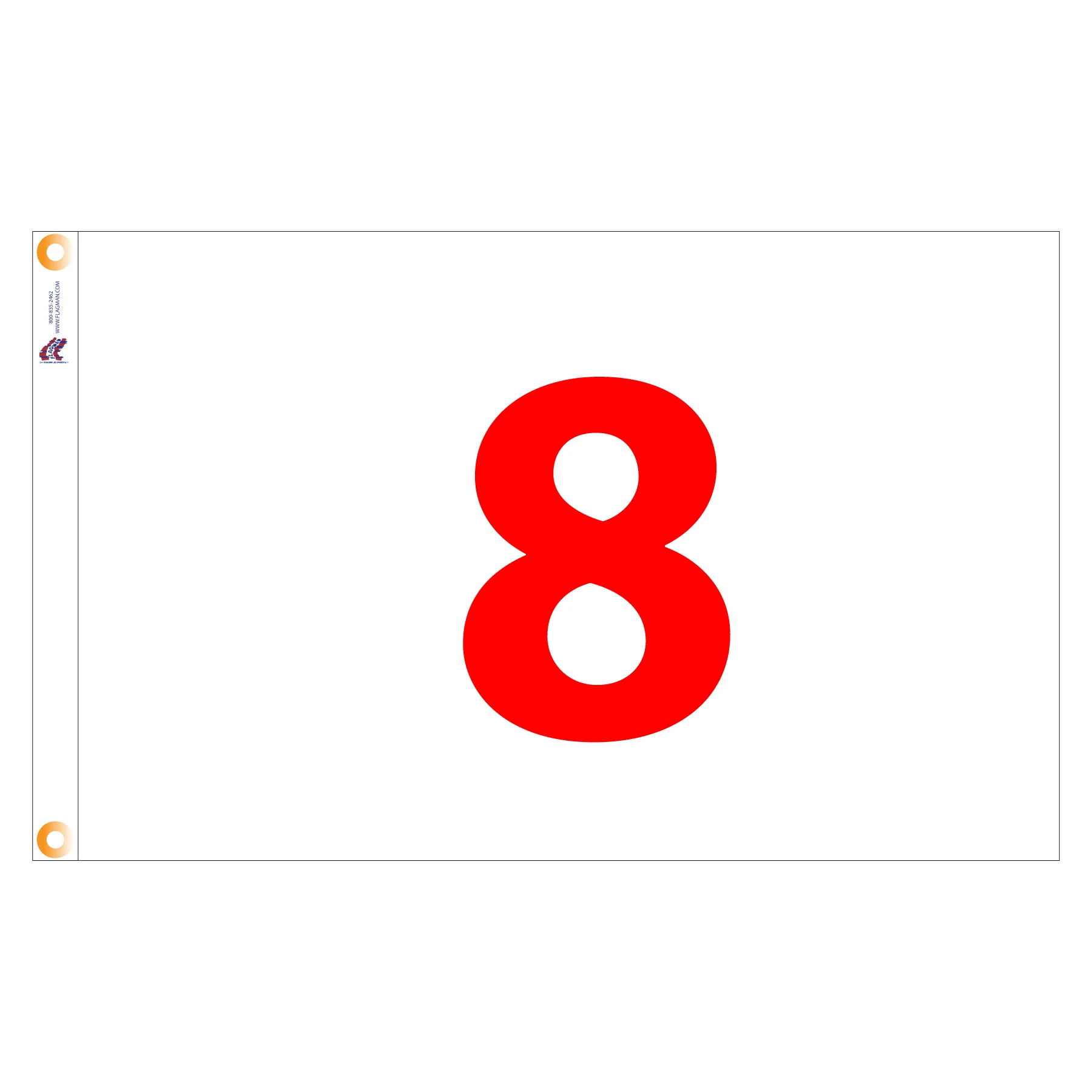 Individual Numbered Golf Flags with Grommets - Image 8