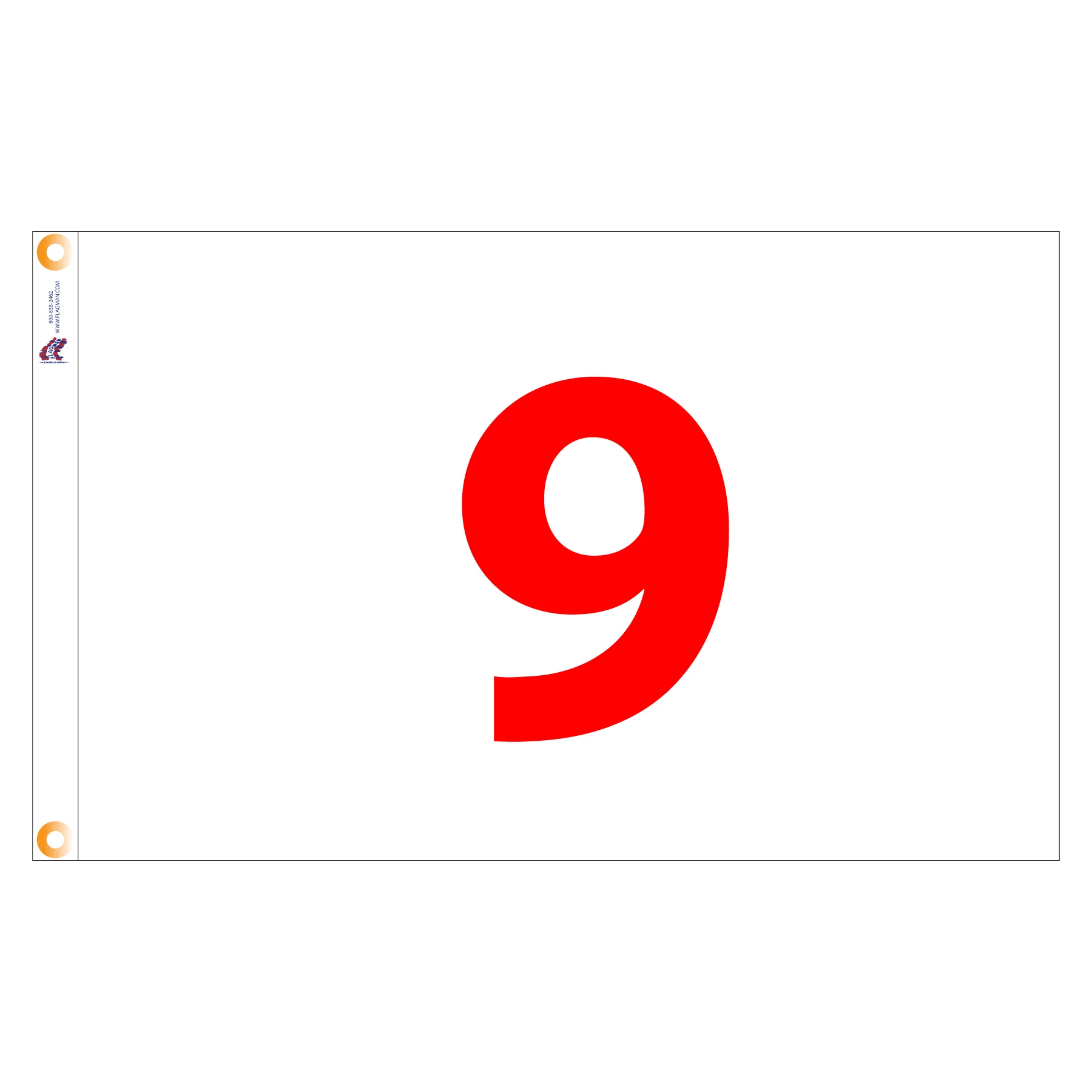 Individual Numbered Golf Flags with Grommets - Image 9