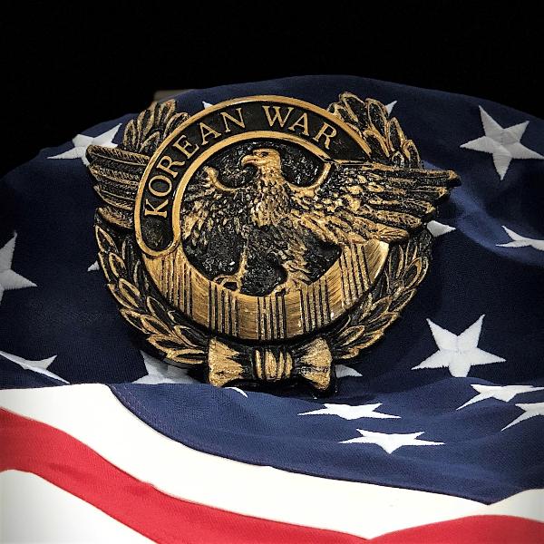 Korean War Veteran Grave Marker & Flag Holder with Aluminum Ground Spike | Made in USA - Image 4