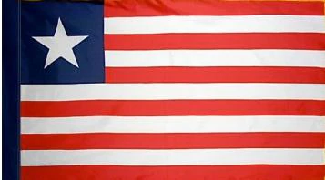 Liberia Indoor/Parade Flag | Made in USA