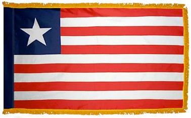 Liberia Indoor/Parade Flag | Made in USA - Image 2
