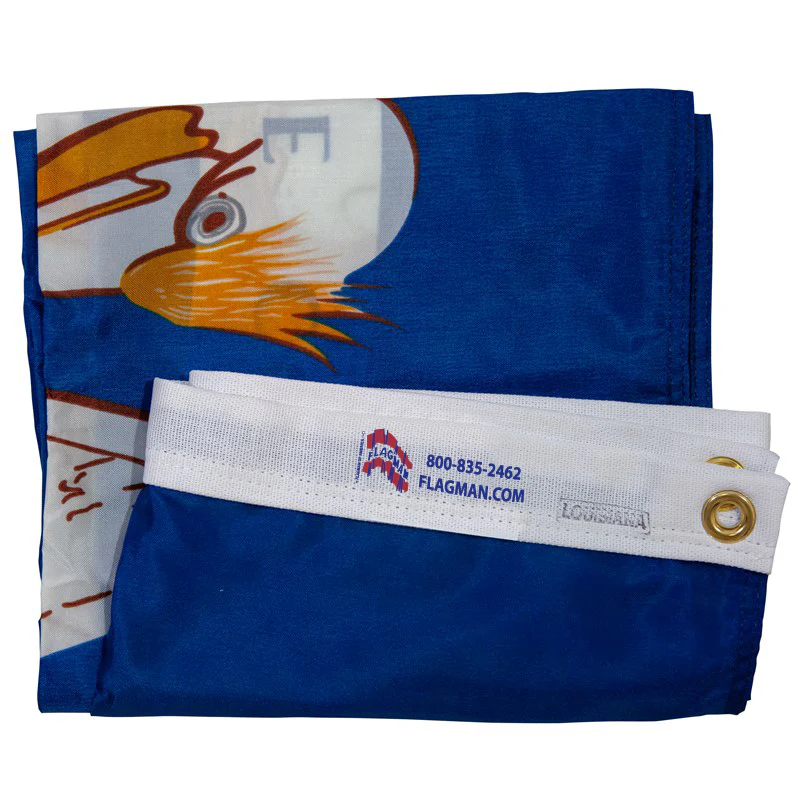 Louisiana Outdoor Nylon State Flag | Made in USA | Low-Medium Wind Flag - Image 3