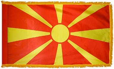 Macedonia Indoor Flag