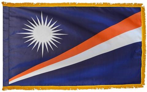 Marshall Islands Indoor Flag