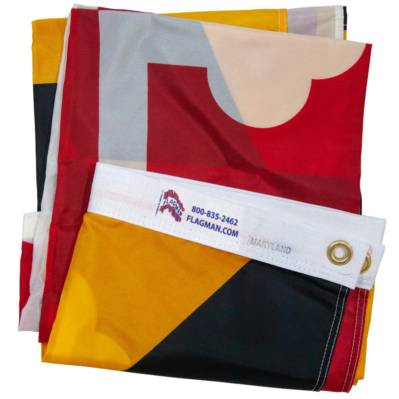 Maryland Outdoor Nylon State Flag | Made in USA | Low-Medium Wind Flag - Image 3