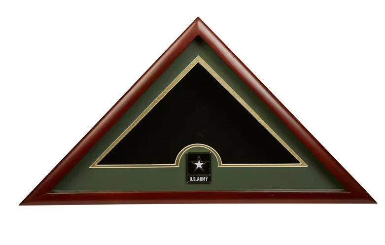 Military Emblem Flag Display Case - Image 11