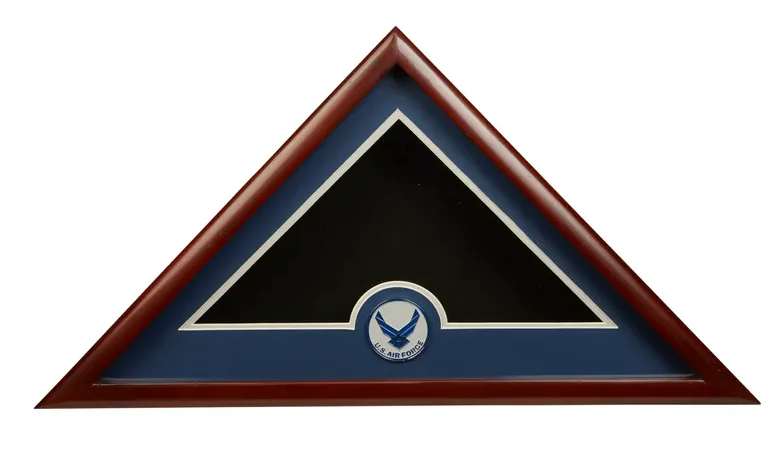 Military Emblem Flag Display Case - Image 12