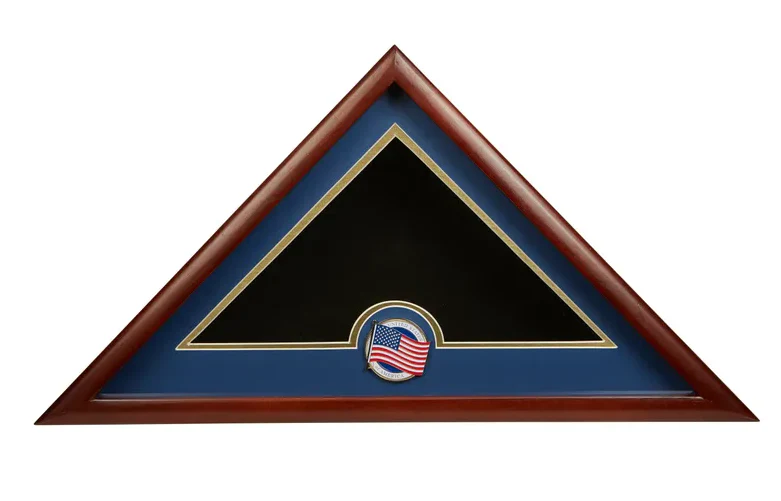 Military Emblem Flag Display Case - Image 14