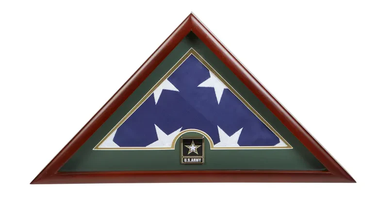 Military Emblem Flag Display Case - Image 15