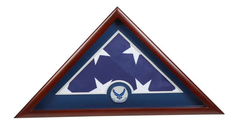 Military Emblem Flag Display Case - Image 16