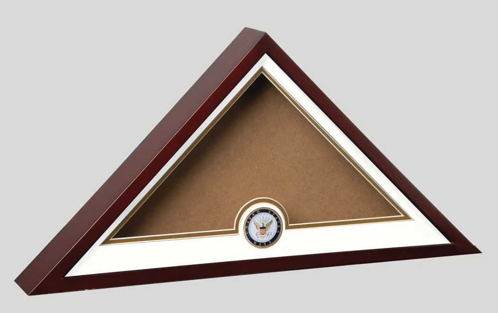 Military Emblem Flag Display Case - Image 3