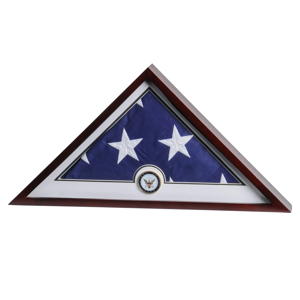 Military Emblem Flag Display Case - Image 8