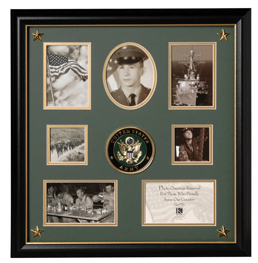 Military Medallion Collage Frame