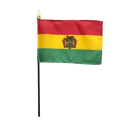 Mini Bolivia Stick Flag