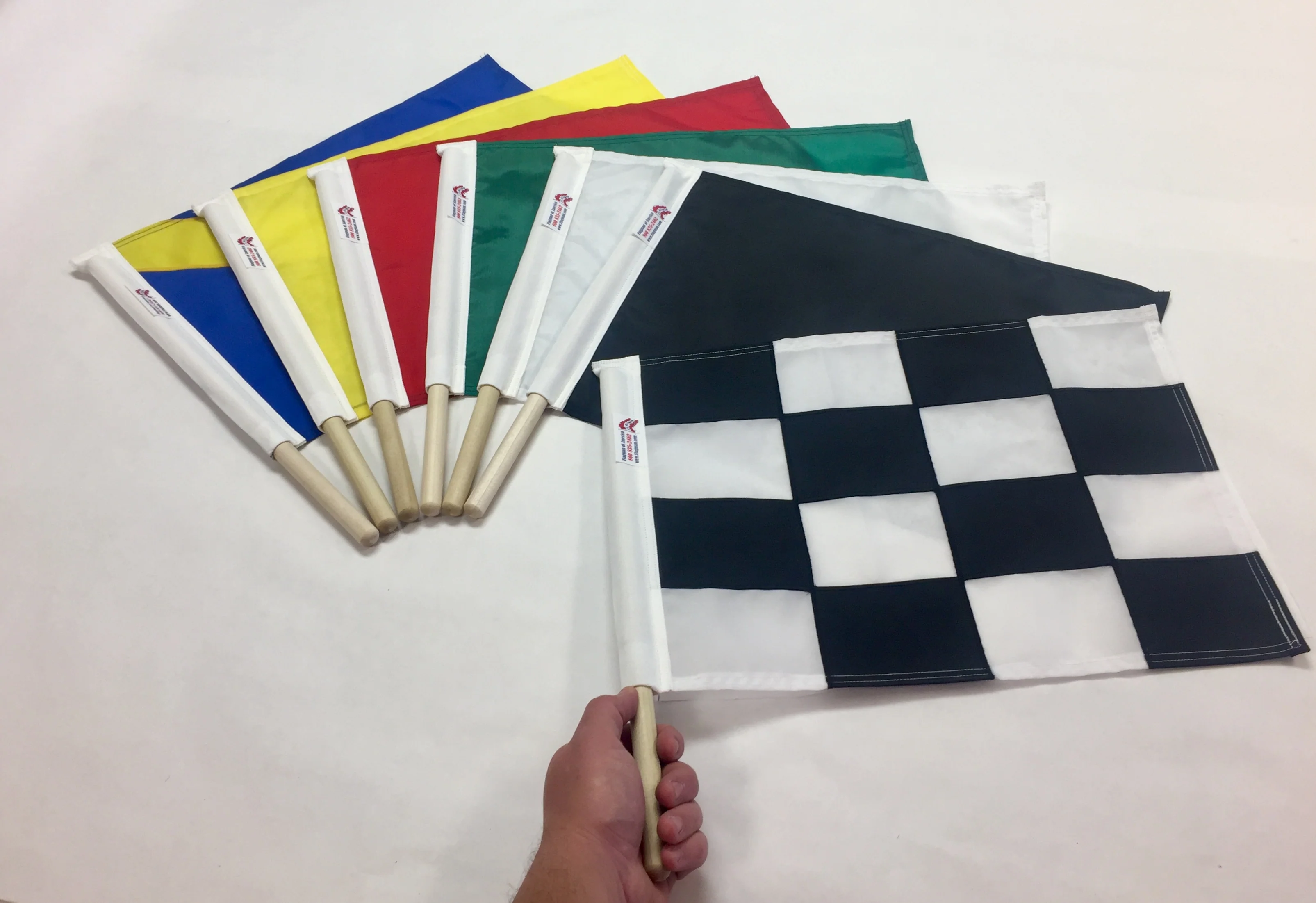 TrackFlag™ Mini JR's Racing Set of 7 - 12"x18" | Made in USA - Image 3