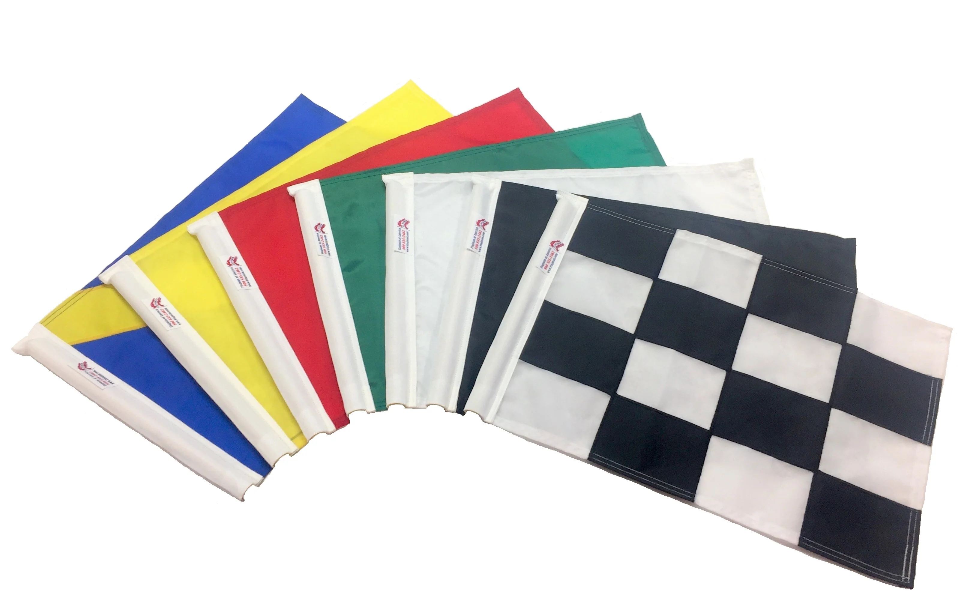 TrackFlag™ Mini JR's Racing Set of 7 - 12"x18" | Made in USA - Image 4