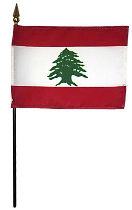 Mini Lebanon Flag