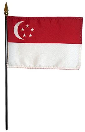 Mini Singapore Flag
