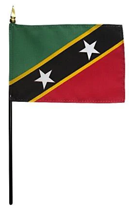 Mini St. Kitts & Nevis Flag