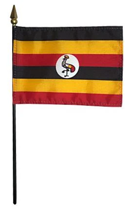 Mini Uganda Flag