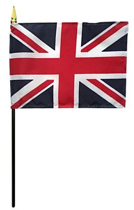 United Kingdom Stick Flag 4"x6"