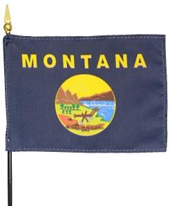Montana Stick Flag 4"x 6"