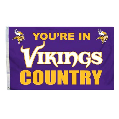 Minnesota Vikings Outdoor Flags - Image 3