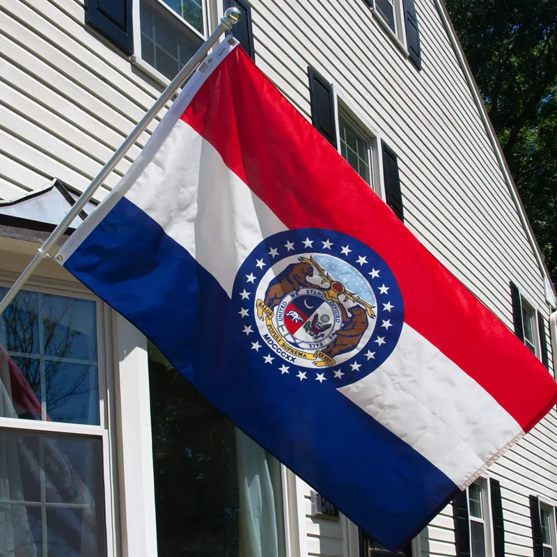 Missouri Outdoor Nylon State Flag | Made in USA | Low-Medium Wind Flag - Image 4