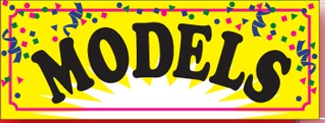 Models Confetti Banner - 3'x8'
