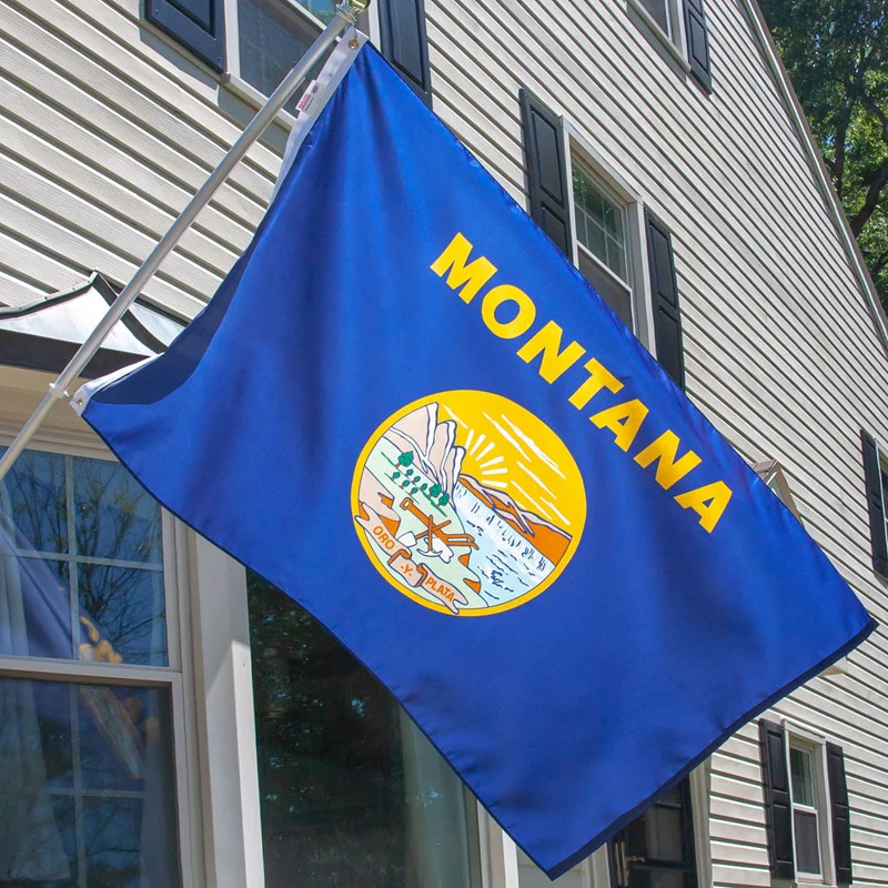 Montana Outdoor Nylon State Flag | Made in USA | Low-Medium Wind Flag - Image 4