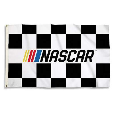 NASCAR Checkered Flag 3'x5' Single Reverse