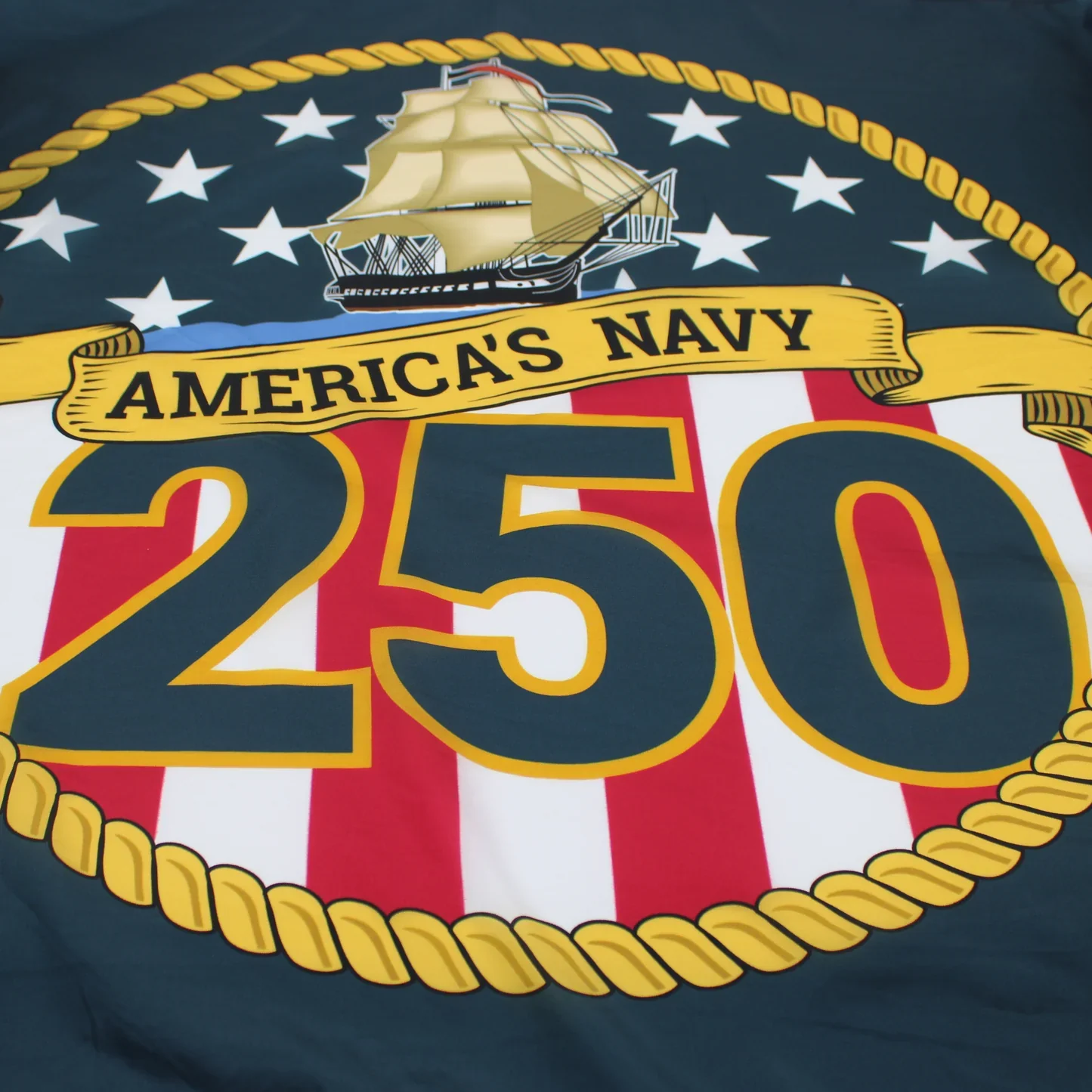 Navy 250th Anniversary Flag 3'x5' - Official | Made in USA - Image 2