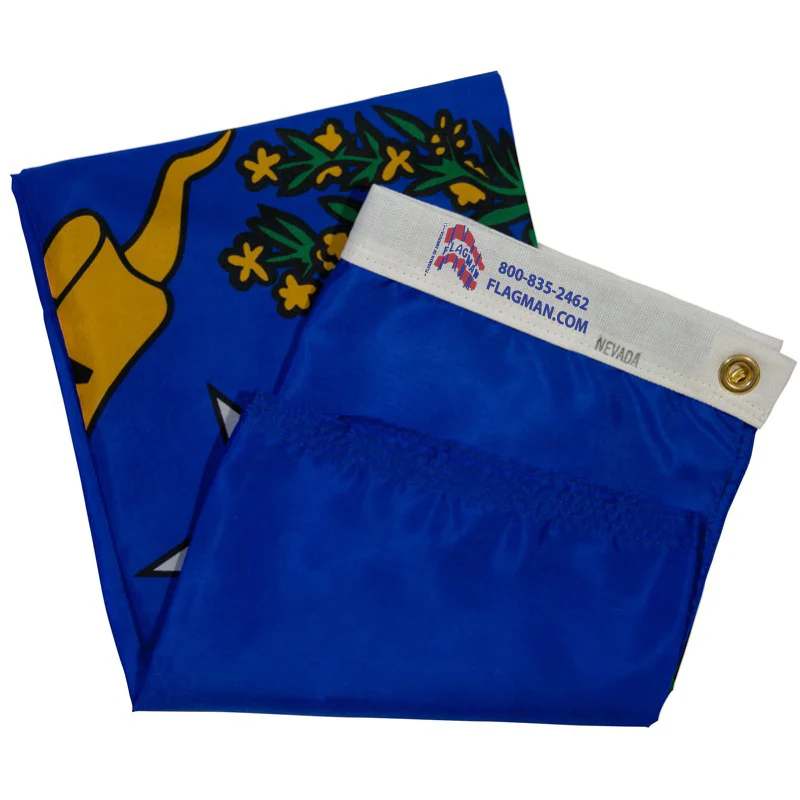 Nevada Outdoor Nylon State Flag | Made in USA | Low-Medium Wind Flag - Image 3