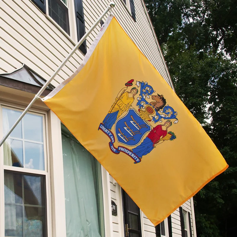 New Jersey Outdoor Nylon State Flag | Made in USA | Low-Medium Wind Flag - Image 4