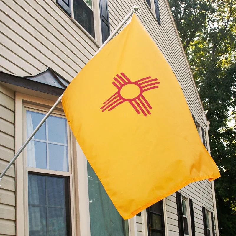 New Mexico Outdoor Nylon State Flag | Made in USA | Low-Medium Wind Flag - Image 3