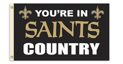 New Orleans Saints Outdoor Flags - Image 3