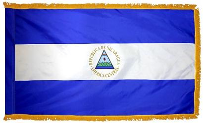 Nicaragua Government Indoor Flag