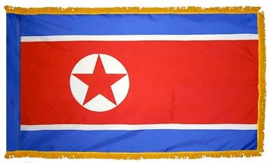 North Korea Indoor Flag