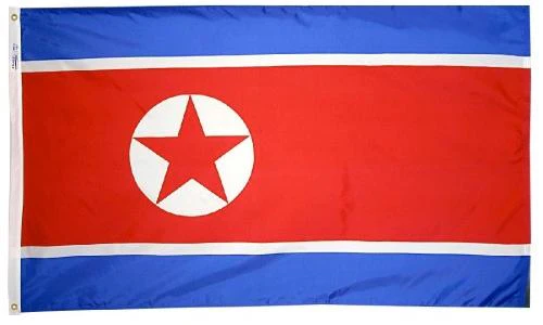 North Korea Outdoor Flag