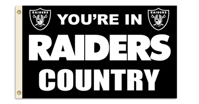 Oakland Raiders Outdoor Flags - Image 3