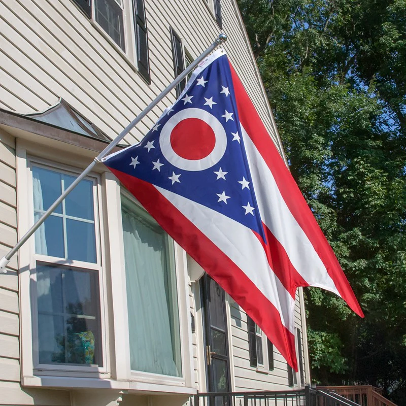 Ohio Outdoor Nylon State Flag | Made in USA | Low-Medium Wind Flag - Image 4