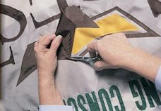 Custom Hand Applique Flags - Single Reverse - Image 10