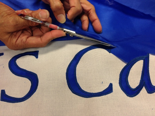 Custom Hand Applique Flags - Single Reverse - Image 3