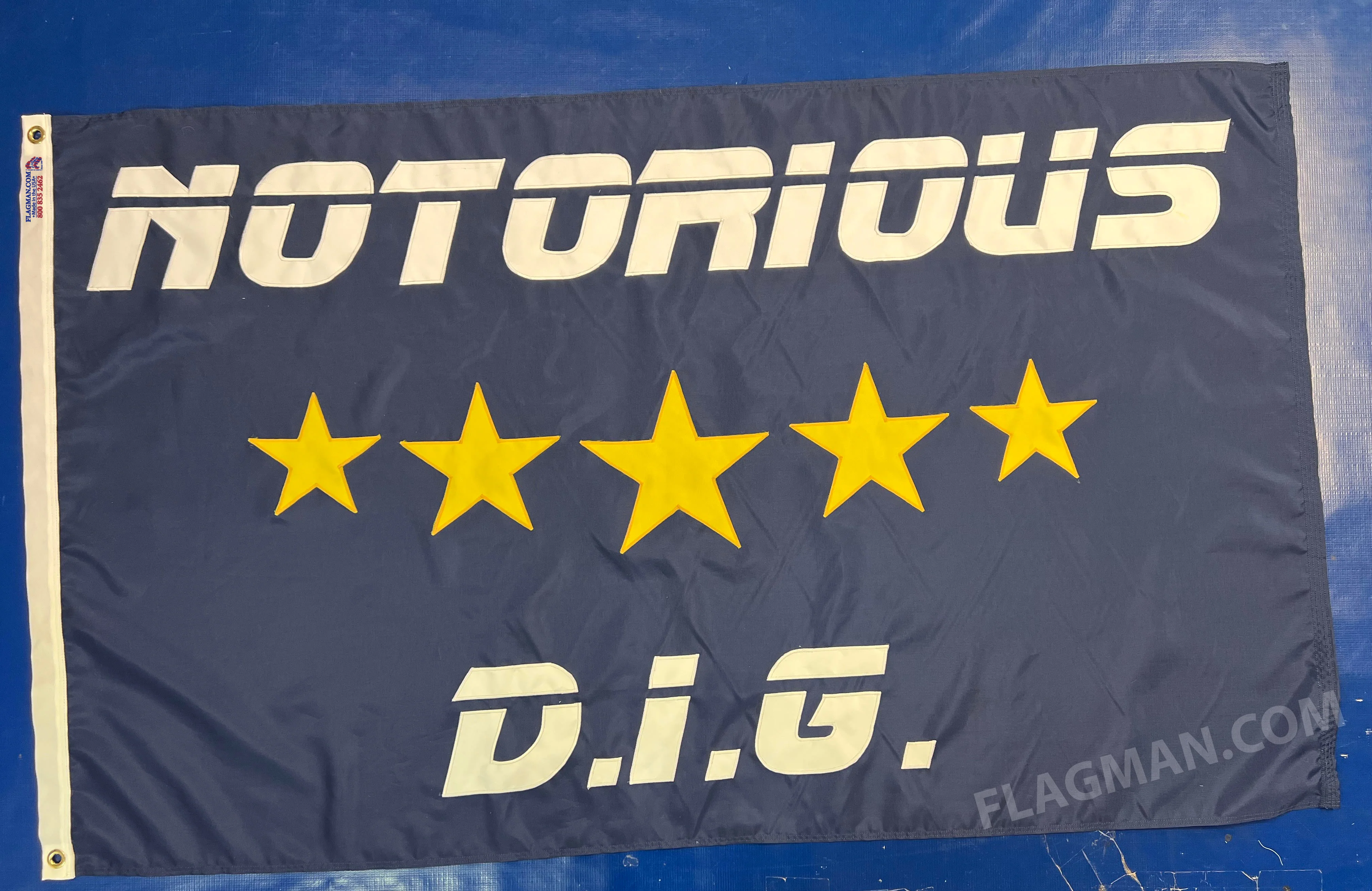 Custom Hand Applique Flags - Single Reverse - Image 5