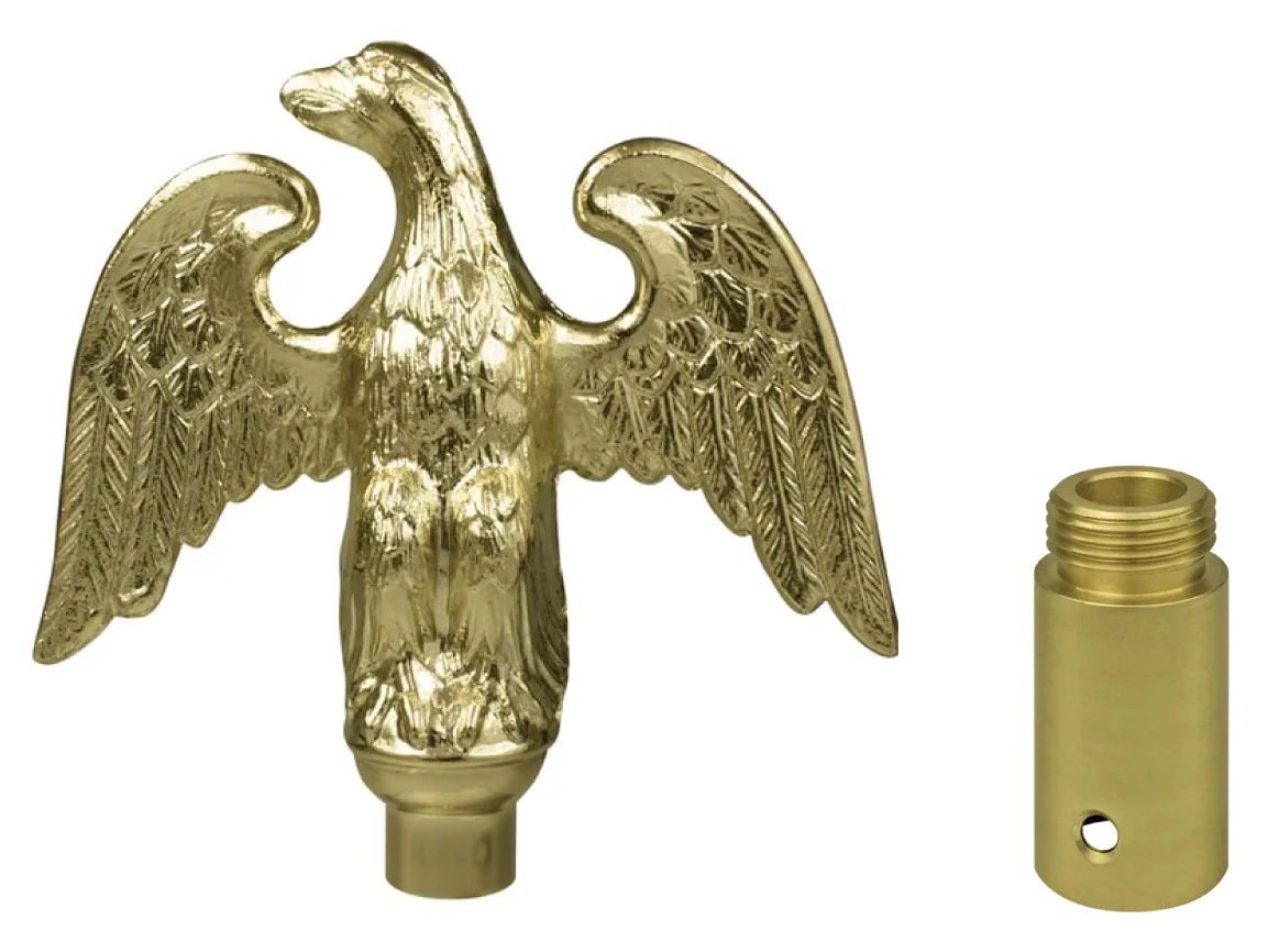 Perched Eagle | Brass Plated - Image 2